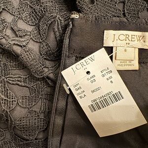 J. Crew Charcoal Textured Skirt